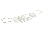 Soap and bath accessories storage accross your bath. Suitable for most bath types