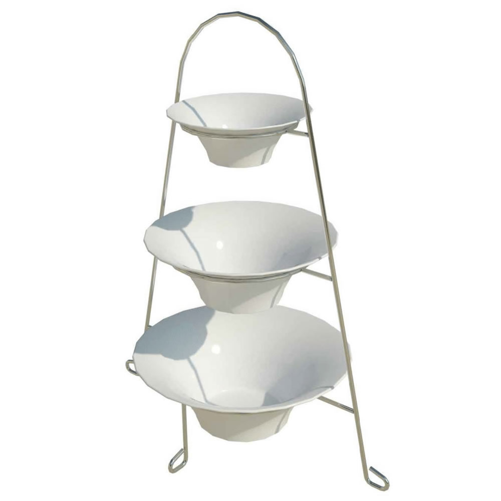 H03 3-tier bowl stand